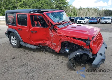2020 Jeep Wrangler Unlimited Sport z USA, uszkodzony, nr VIN 1C4HJXDN7LW264610